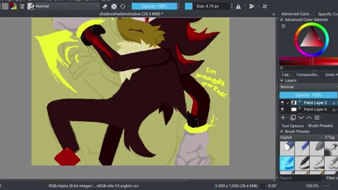 old vid of me finishing a speedpaint