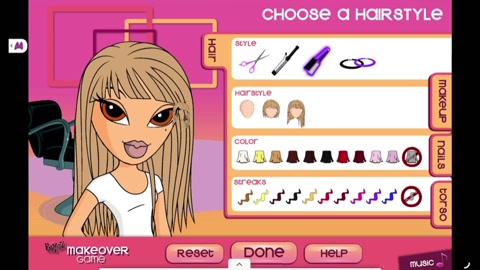 bratz: makeover game!! :) #fyp #viral #bratz #2000s #makeovergame #dressup