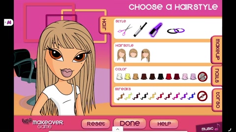 bratz: makeover game!! :) #fyp #viral #bratz #2000s #makeovergame #dressup