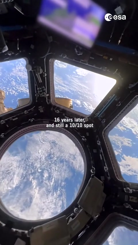 Earth from the ISS Cupula