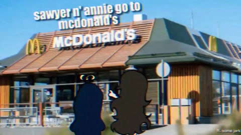 sawyer n annie go to mcdonalds