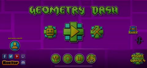 Playing Geometry Dash until I die