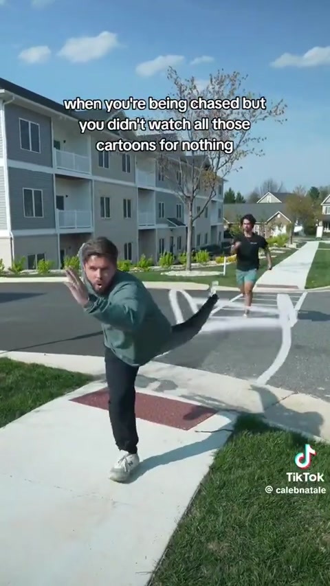Cartoon Chasing Irl