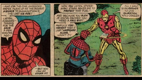 Spider-Man Confronts Iron Man(COMIC DUB)
