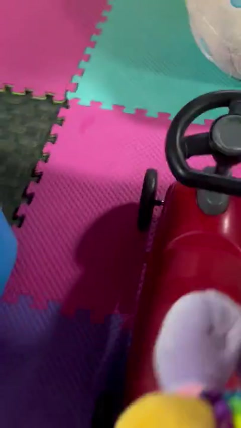 Fat ass me cracks (almost breaks) kid toy car