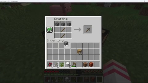 You turn the camera on and you forget how to craft