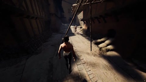 He's standing there... menacingly!