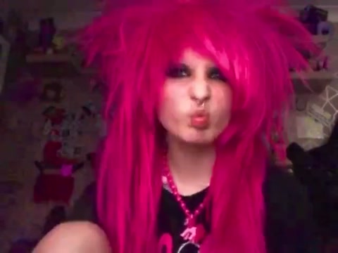 pulling faces :P