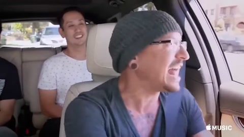 Linkin Park Carpool Karaoke with Chester Bennington