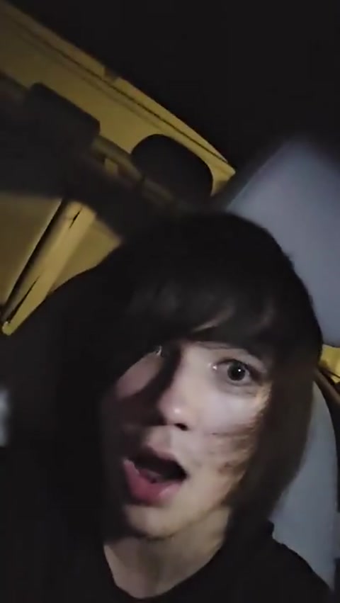 me in a car