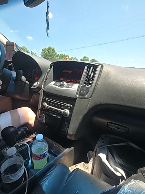on the road
