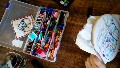 Neuron embroidery