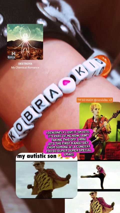 new kandi i got gifted at the concert!!!