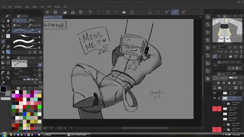 How it sounds when I draw