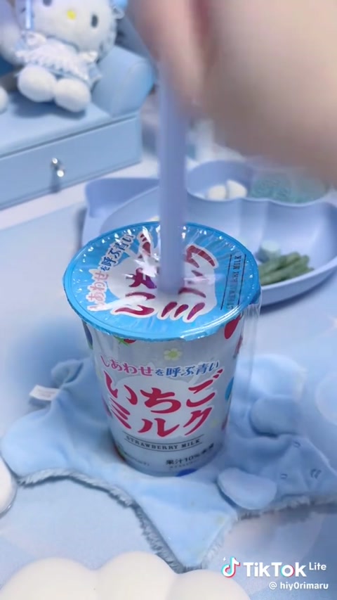 Blue cute core food