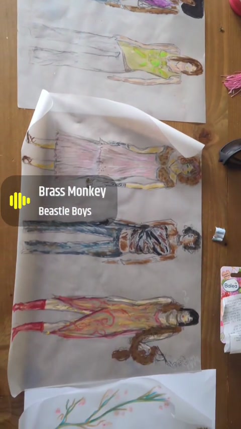 My first fashion sketches