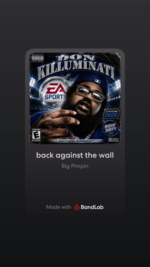 Back against the wall