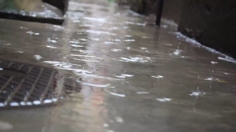 Today's rain, what an awesome day