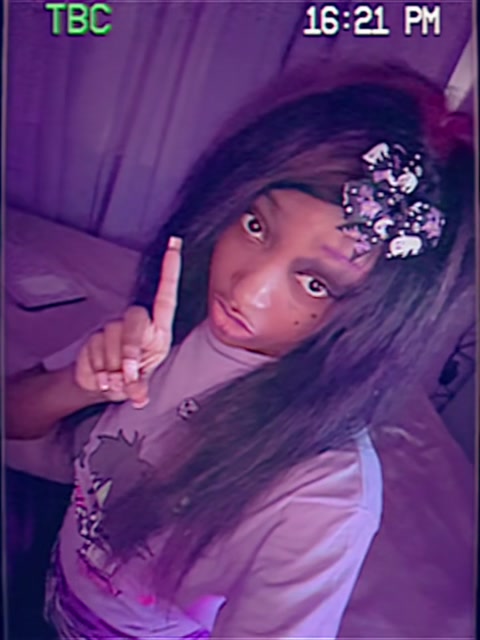 Purple hair!