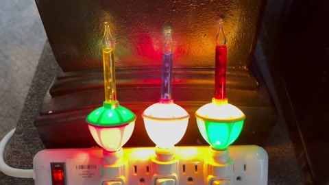 Funky lights at a vintage shop in Oregon..