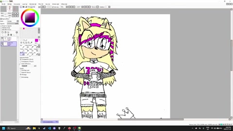 Kat Lynn sidekick speedpaint