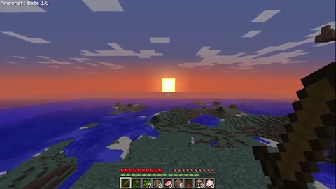 Let's Play Minecraft!!! Episode 1: Hello Beta 1.8 :-)
