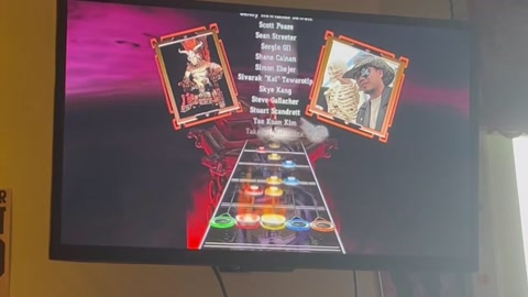 shitty guitar hero playing