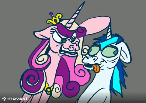 Queen Chrysalis(in dusguise) and Shining armor found fottage