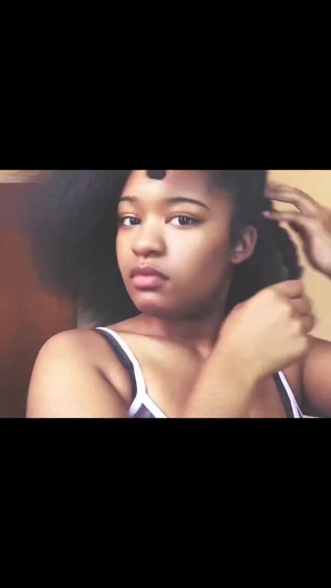 Blow drying my hair