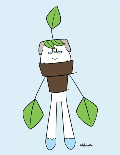 Speedpaint/Timelapse of Sapling the plant.