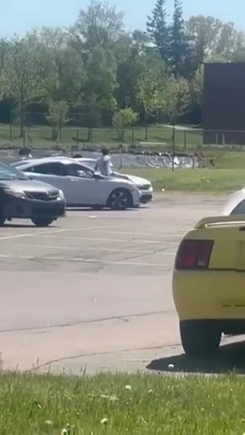 Guy on car