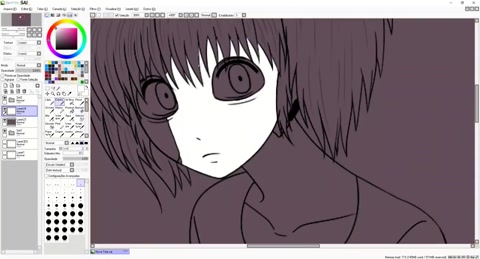 Sally Face speedpaint