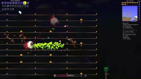 terraria twins boss battle