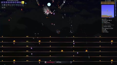 terraria skeletron prime boss battle