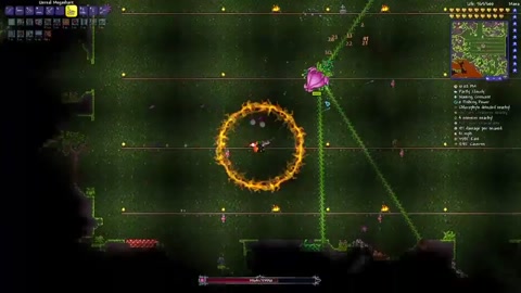 terraria plantera boss battle