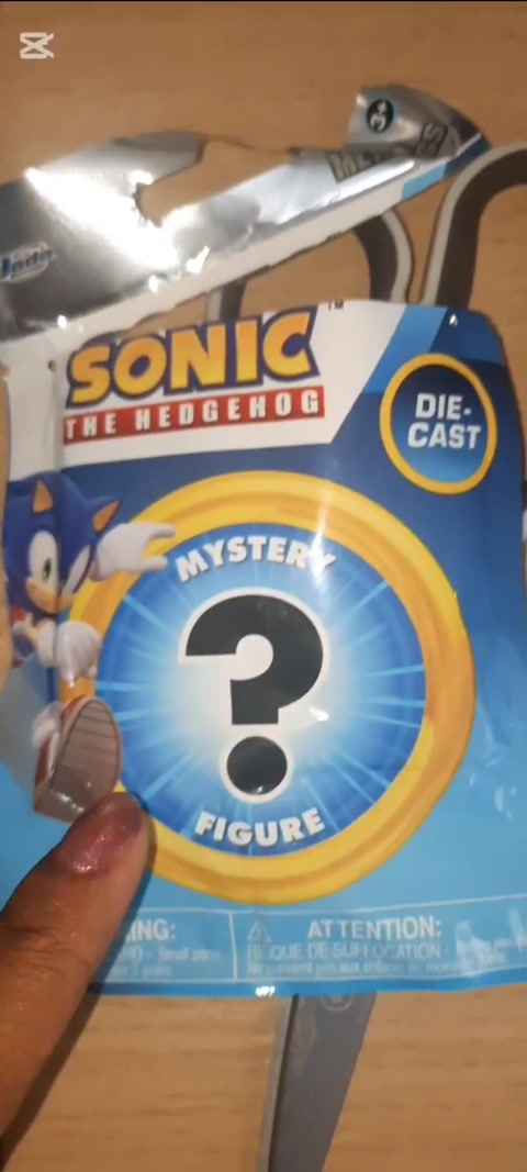opening mystery sonic packet!