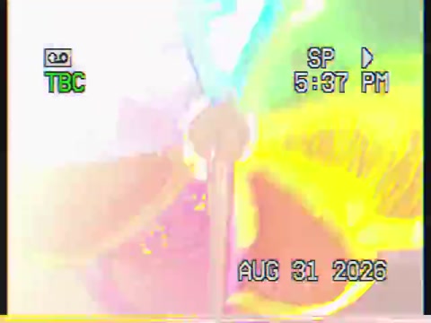Colourful fan thing