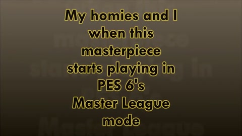 When you enter the Master League menu in PES 6