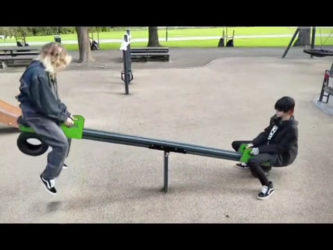 The worlds squeakiest seesaw