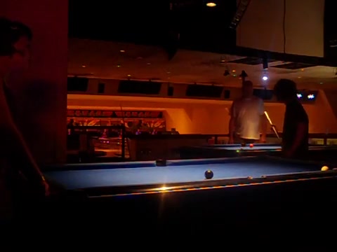 Winning Pool shot!