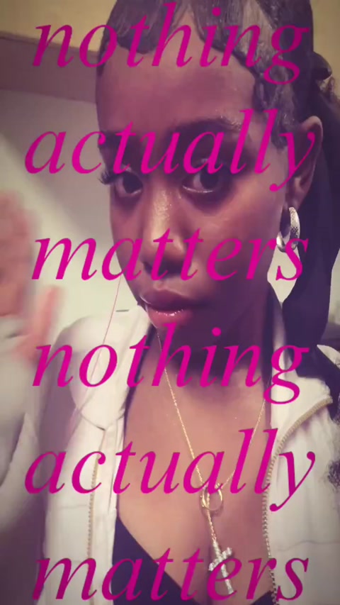 nothing actually matters..