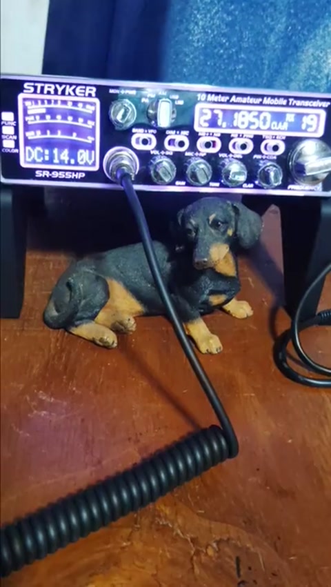 Listening to the cb radio