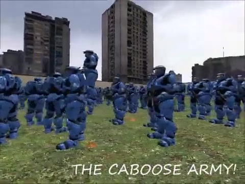 terminator vs caboose army EPIC BATTLE