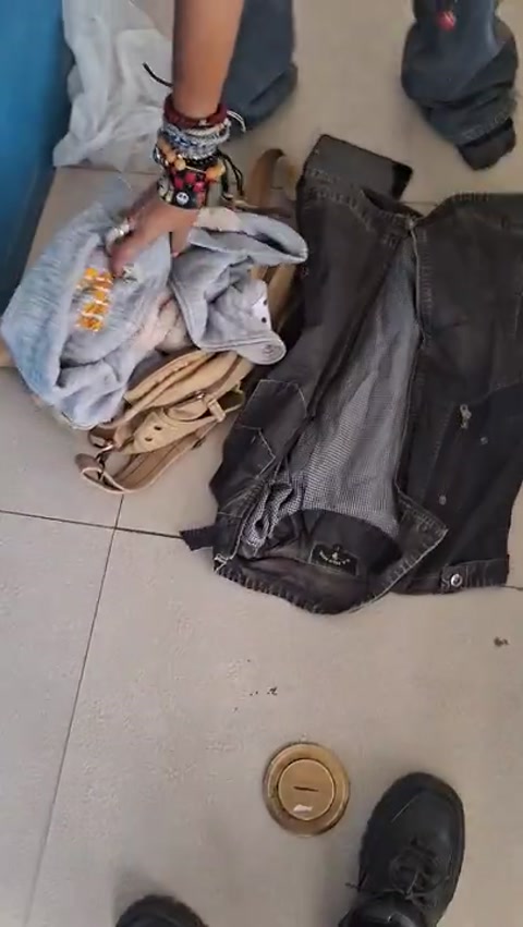 Helping my Gyarou friend to pick some vest