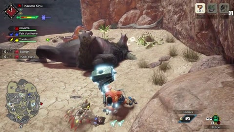 Rajang vs HR5 hunters