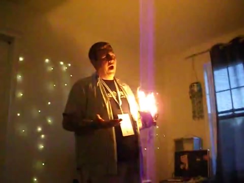 MAGICIAN LIGHTS OUR APARTMENT ON FIRE