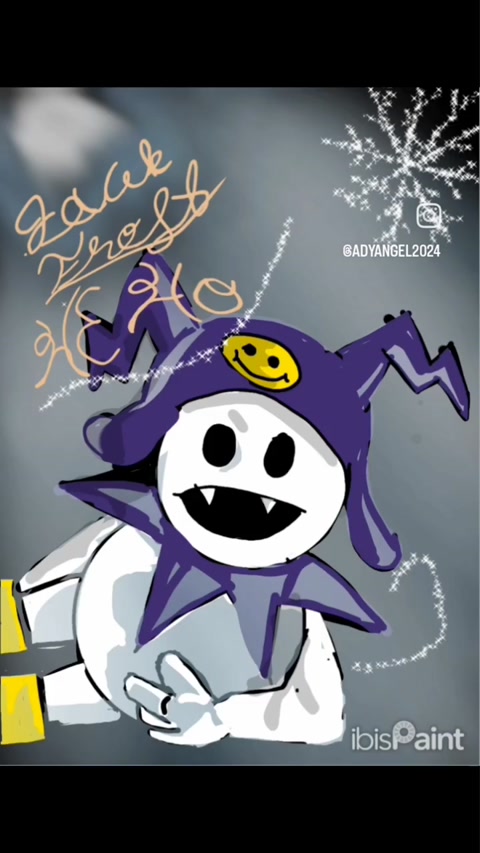 Un dibujito de Jack frost jsjsjsjs