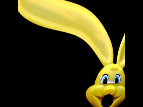 SQUEAKY LEATHER BUNNY