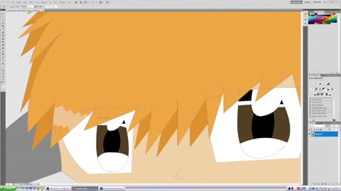Ichigo speedpaint using mouse
