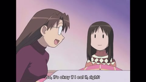 Cute moment of Yomi from azumanga daioh